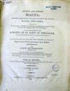 TRAVEL  BOISGELIN DE KERDU, PIERRE-MARIE-LOUIS DE. Ancient and Modern Malta.  3 vols.  1804